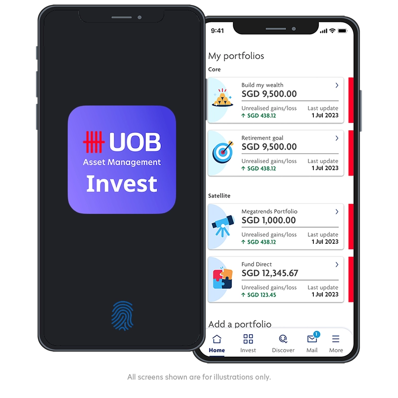 UOBAM Invest App Preview
